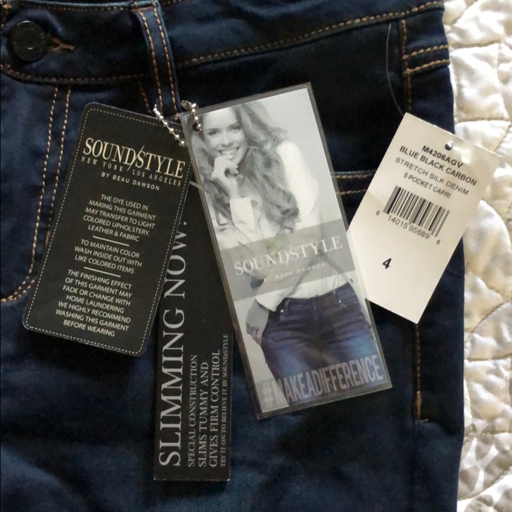 Sound style Slimming Skinny Capri Jeans